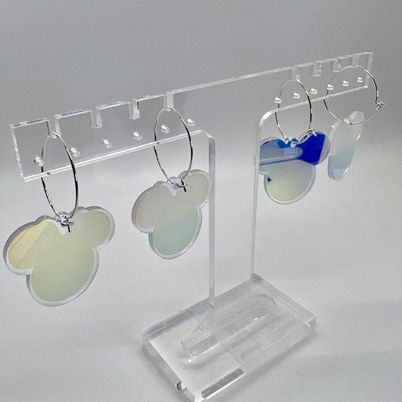 Mickey & Minnie Rainbow Earrings - Pride Earrings - Disney Inspired Earrings - Picture 5 of 10